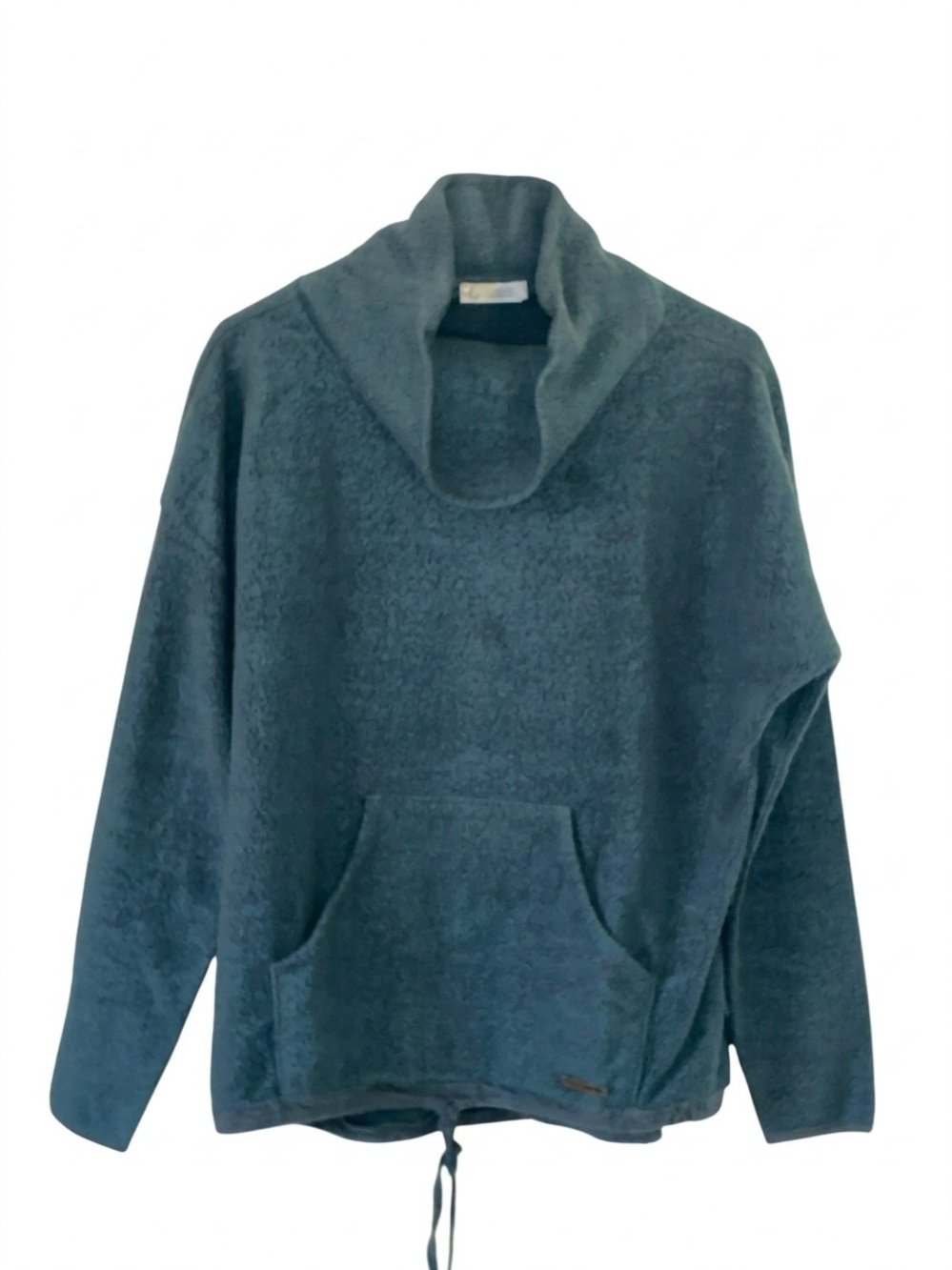 Carve Designs Teal Cowl Neck Sweatshirt Women’s Medium Cozy Pullover Casual